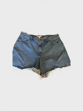 Abercrombie & Fitch Distressed Blue Denim Cutoff Shorts